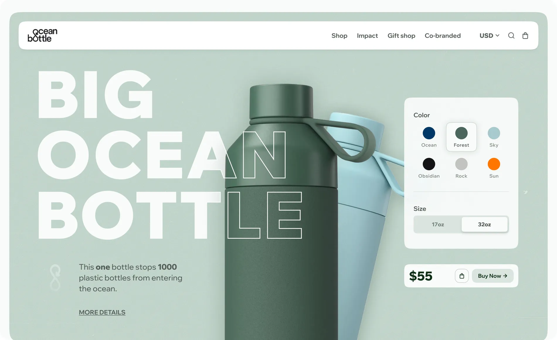 Big Ocean Bottle